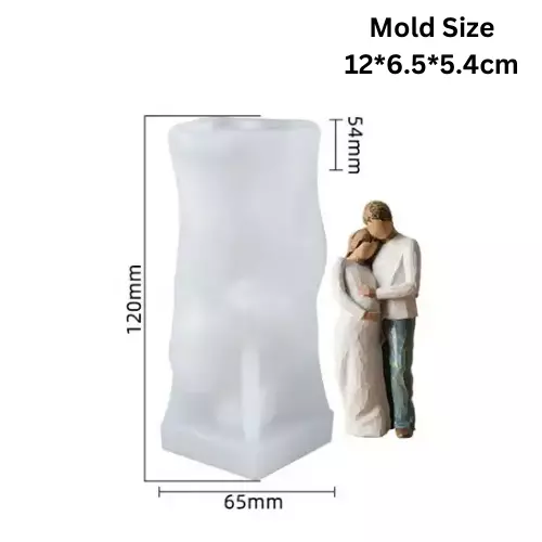 Silicon Mold Candle Pregnant Women Couple - 55g