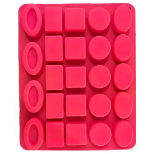 Silicone Soap Mold 5 shapes 24 Cavity - 25 gm