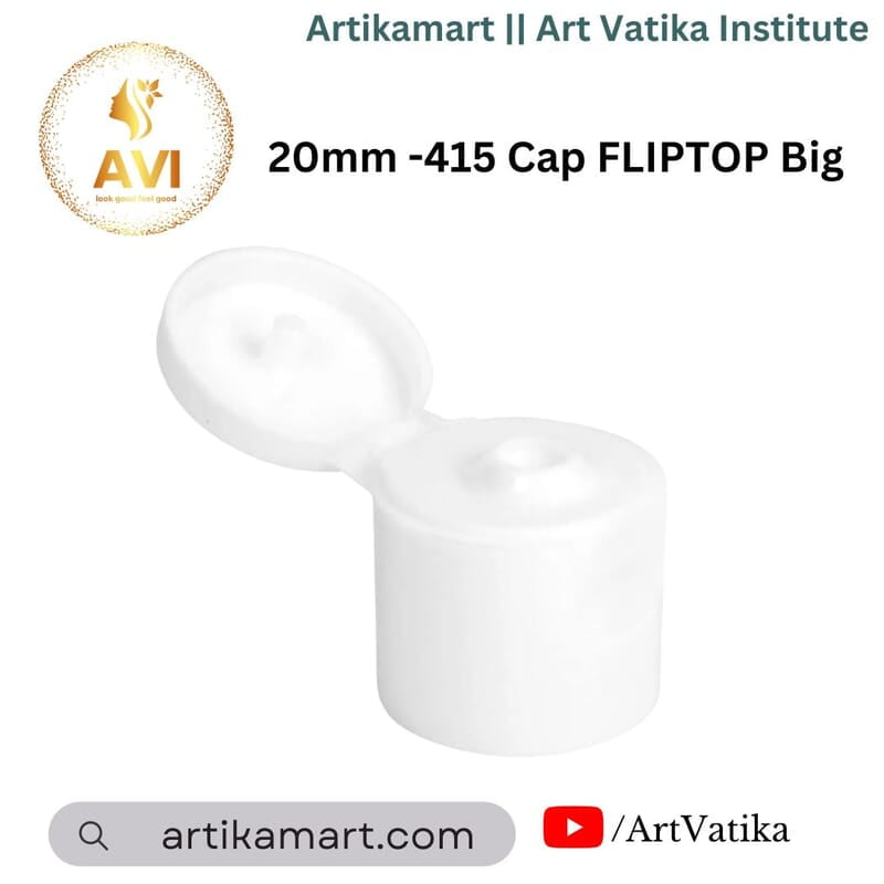 20mm-415 Cap FLIPTOP WHITE