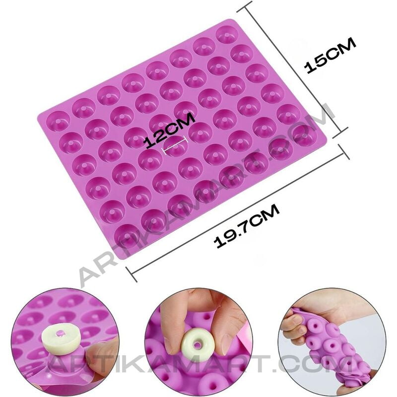 Silicon Mold Donut - 48 Cavity - 5g