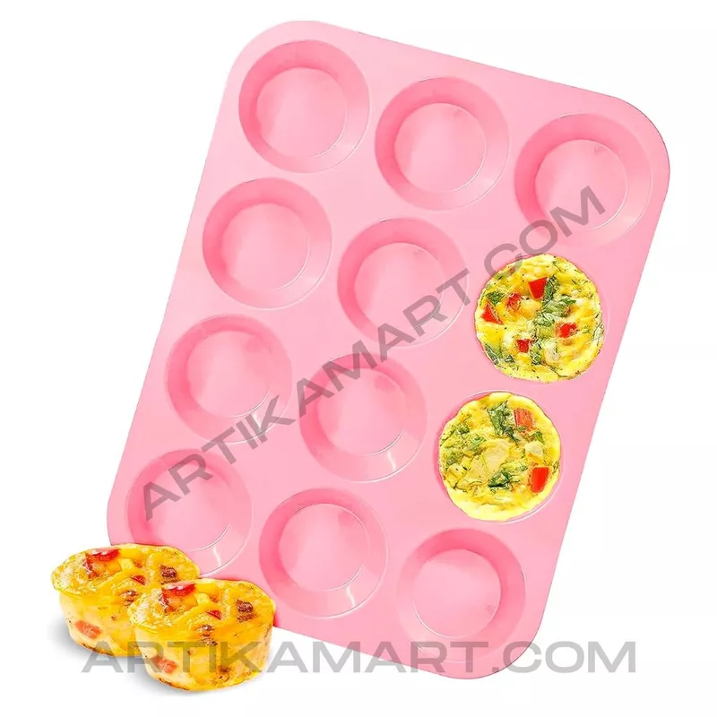 Silicon Mold Muffin - 12 Cavity - 30g
