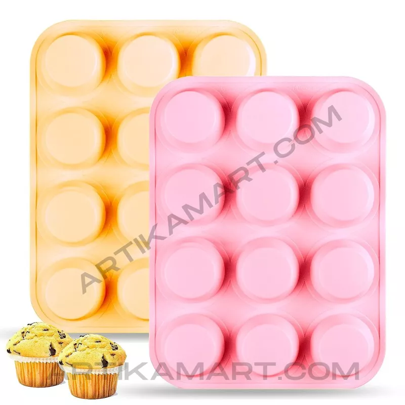 Silicon Mold Muffin - 12 Cavity - 30g