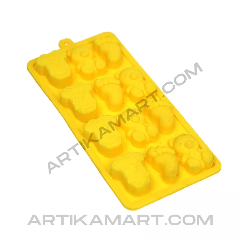Silicon Mold Baby Shower Small - Design 1 - Footprint
