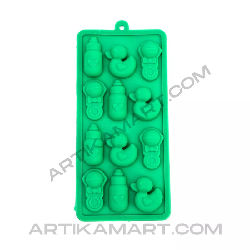 Silicon Mold Baby Shower Small - Design 2 - Milk Bottle