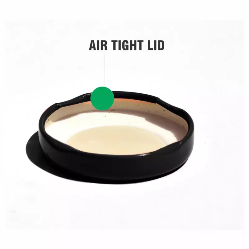 33ml Glass Jar + 43mm BLACK Lug cap
