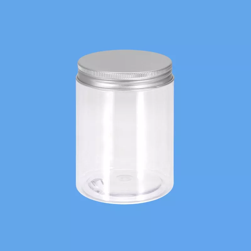 300 ml Round PET Jar + Aluminium SILVER Cap