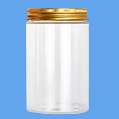300 ml Round PET Jar + Aluminium GOLD Cap
