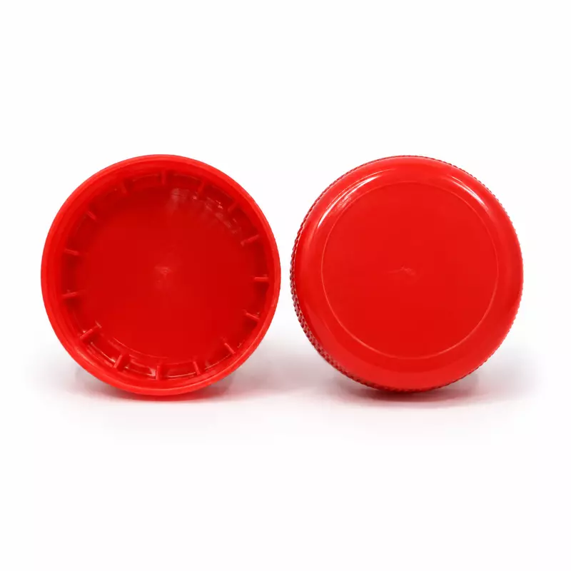 Cap - PP - Red - Dome Shape - 73mm