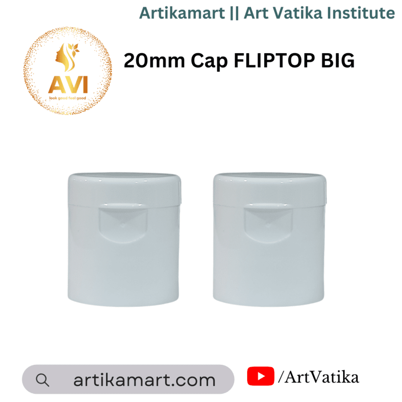 20mm Cap FLIPTOP White Big Height