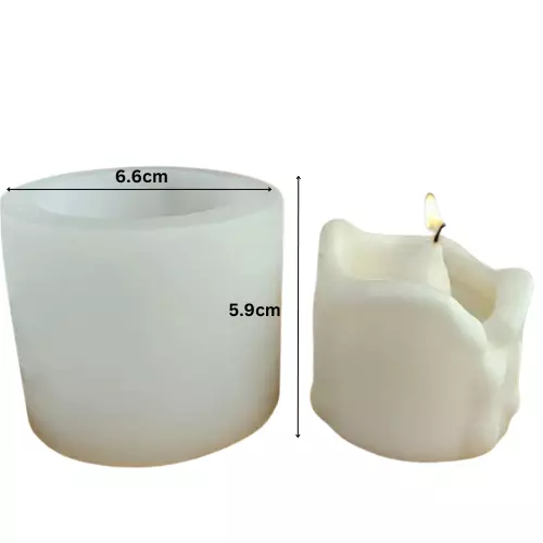 Silicon Mold Melted Candle
