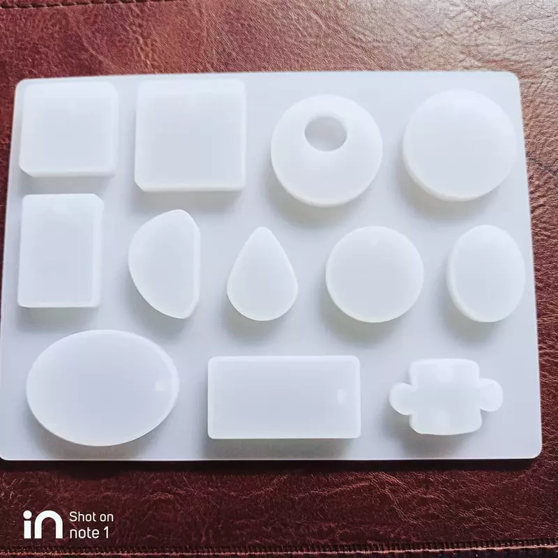 Silicon Mold Resin Jewellery - 12 Cavity