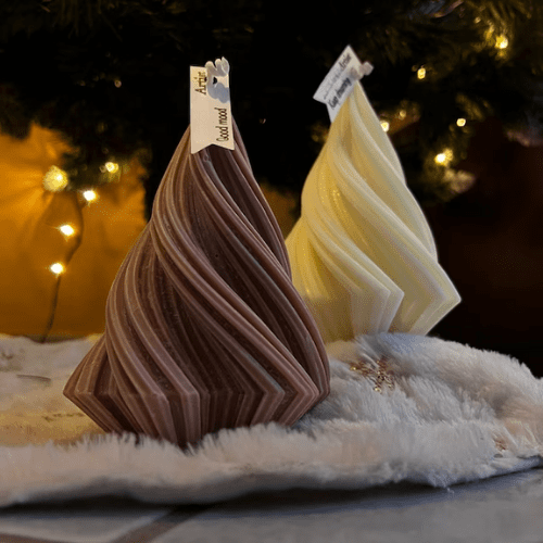 Silicon Mold Candle Spiral Cone - 105g