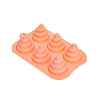 ANLIN Moule en silicone en forme d'émoticône de crotte pour gâteau, chocolat,  bonbons, biscuit, glace, décoration de gâteau : : Cuisine et Maison