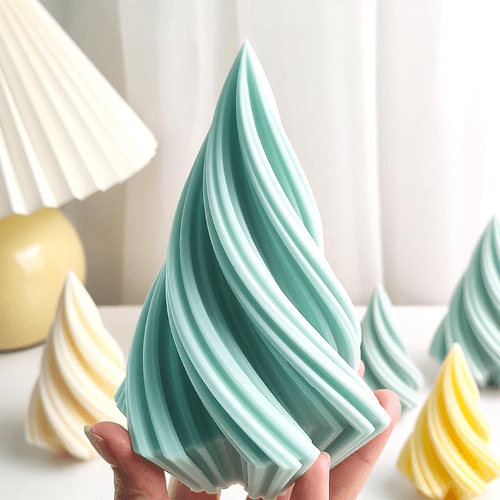 Silicon Mold Candle Spiral Cone - 105g Silicon Mold Candle Spiral Cone - 105g