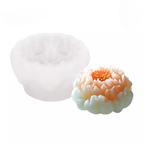 Silicon Mold Candle Lotus Blossom