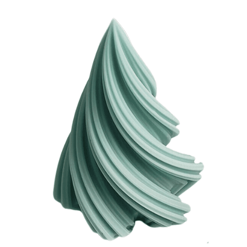 Silicon Mold Candle Spiral Cone - 105g