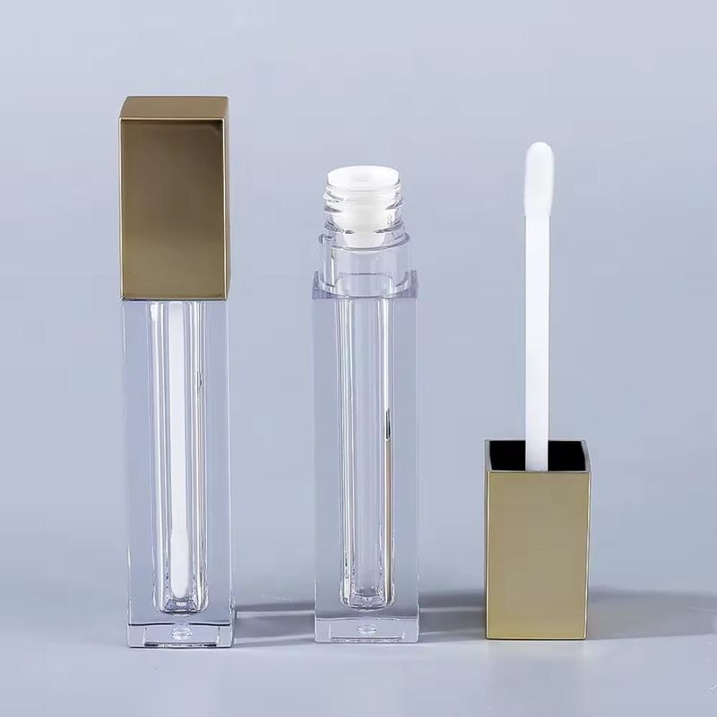 Lipstick - SQUARE - Gold Cap - 3.2ml - Tall Container - Acrylic Lipstick - SQUARE - Gold Cap - 3.2ml - Tall Container - Acrylic