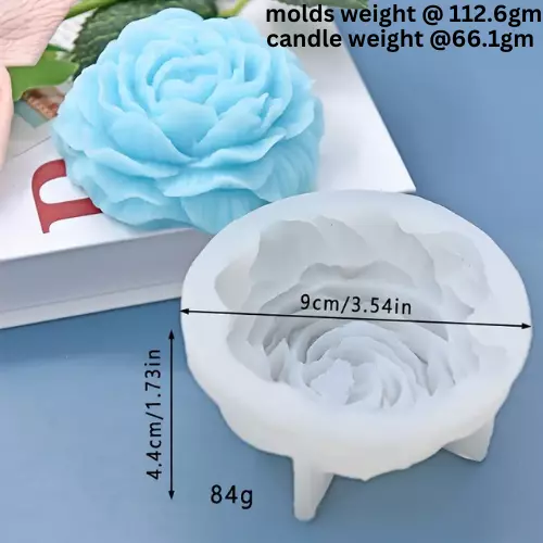 Silicon Mold Candle Peony Thin Quality Flower