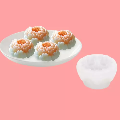 Silicon Mold Candle Lotus Blossom