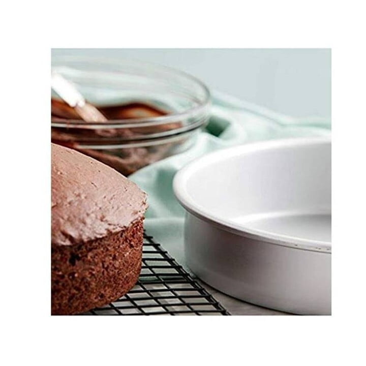 Cake Mould Aluminium - FIXED-  ROUND - 20*20*5cm No2