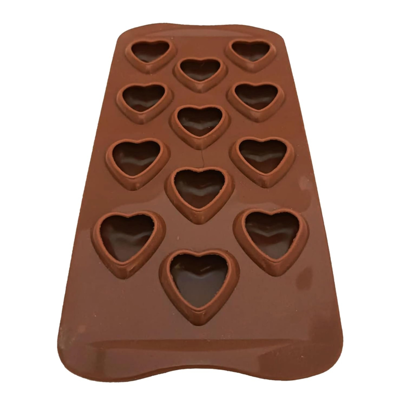 Silicon Mold 3D Heart 12 Cavity