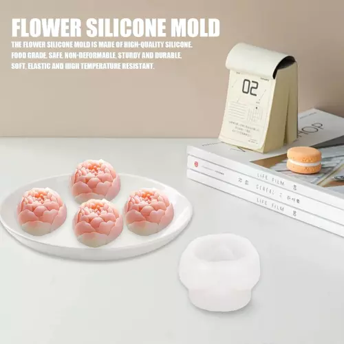 Silicon Mold Candle Heavy Rose Petals