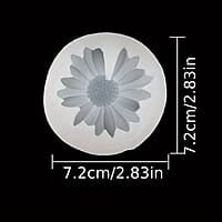 Silicon Mold Candle Daisy Flower