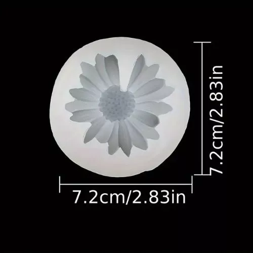 Silicon Mold Candle Daisy Flower