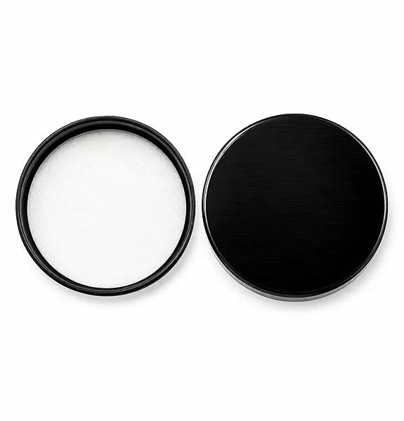 Cap - PP - 63mm BLACK Plastic Jar (with Foam Wad)