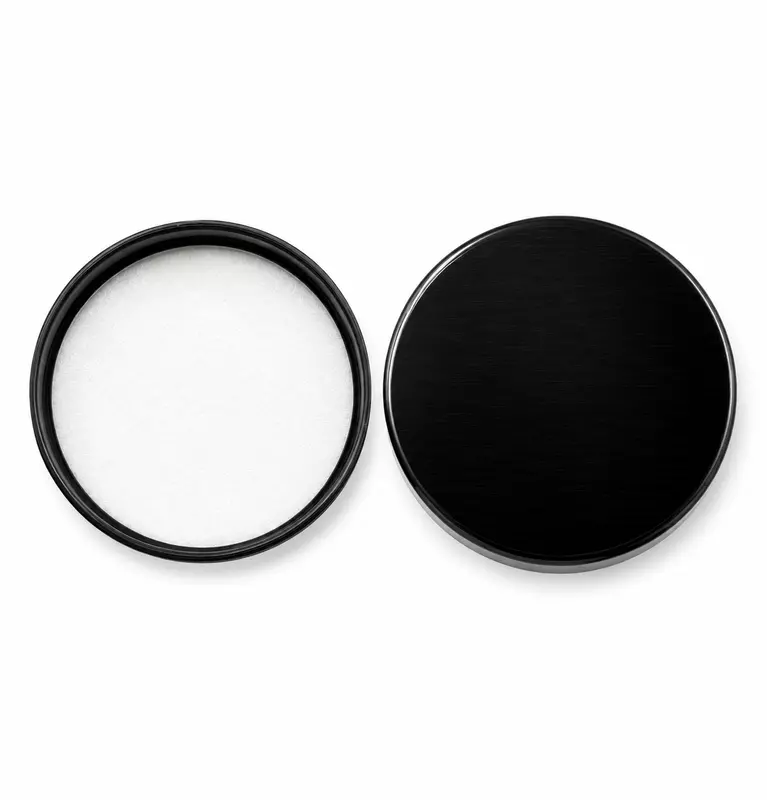 Cap - PP - 63mm BLACK Plastic Jar (with Foam Wad)