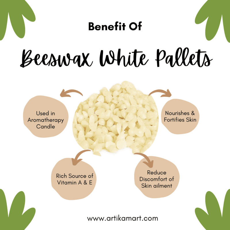 Beeswax Pellets White (NATURAL)