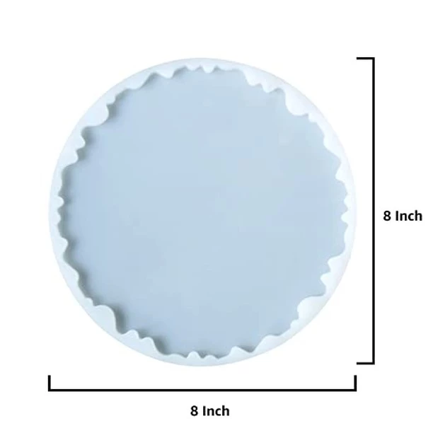 Silicon Mold RESIN Coaster Wave 8inch