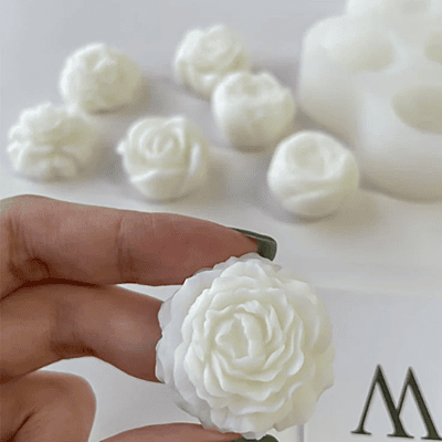 Silicon Mold Candle Flower Decor 7 Type