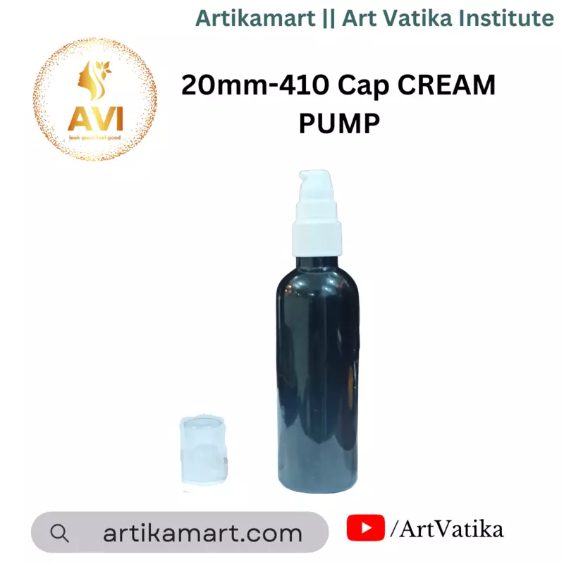 20mm-410 Cap CREAM PUMP WHITE