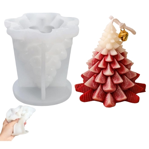 Silicon Mold Candle Christmas Tree 2