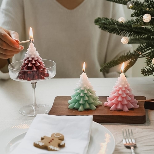 Silicon Mold Candle Christmas Tree 2