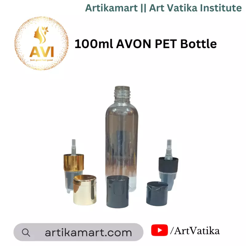 100ml AVON PET Bottle CLEAR - 20mm Neck