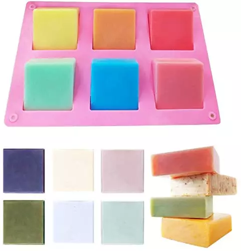 Silicon Mold SQUARE No 4 100g 6 cavity
