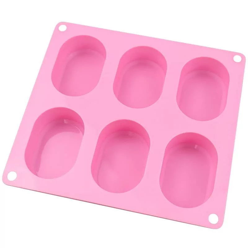 Silicon Mold Oval Capsule 6 Cavity 100-115gm