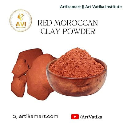 Red Moroccan Clay Powder