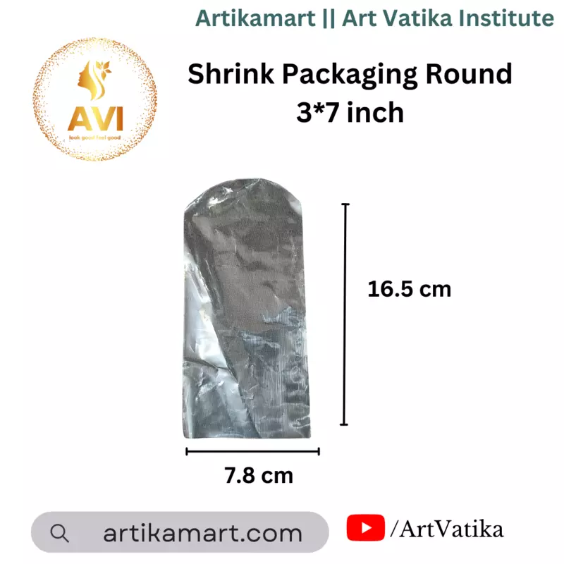 Shrink Packaging Round 3*7 inch