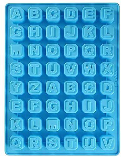 Silicon Mold Alphabet 4 Square 3D