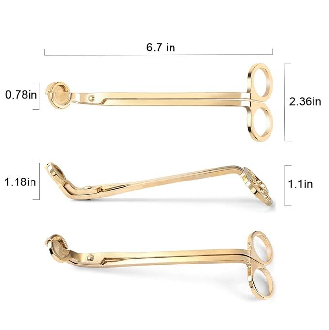 Candle Accessory - Wick Cutter (Gold)