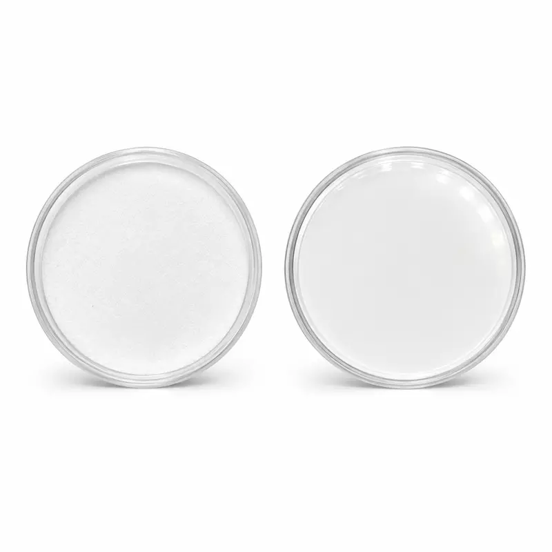 Cap - PET - 53mm CLEAR Plastic Jar (with Foam Wad)