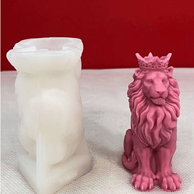 Silicon Mold Candle Lion King 3D - 70g