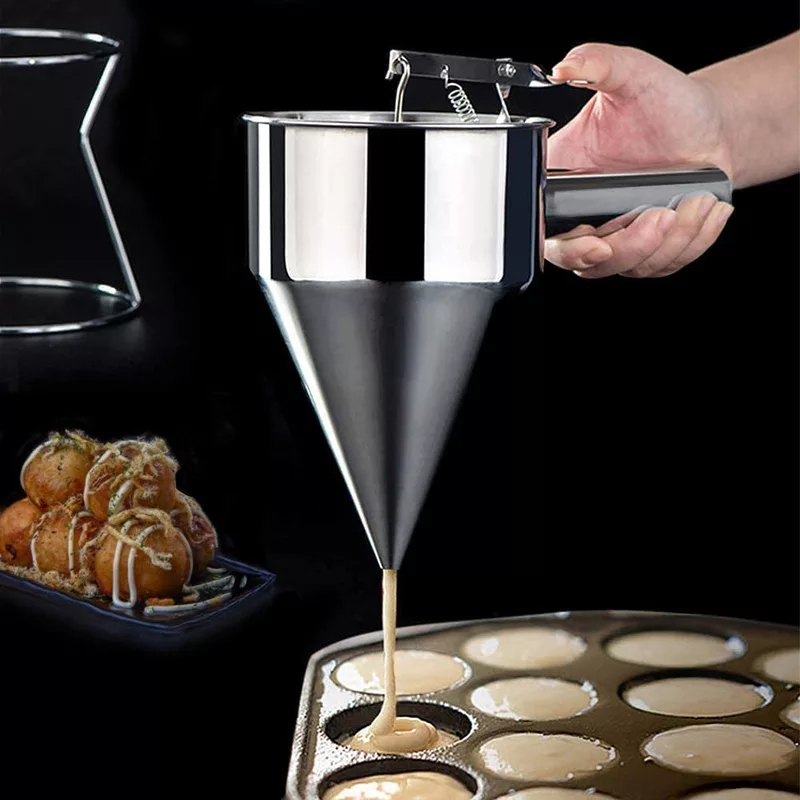 Stainless Steel Conical Funnel Strainer with SS Stand for Liquid Dispensing
