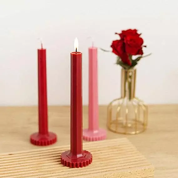 Polycarbonate Candle 3D Long Taper