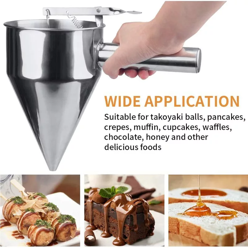 Stainless Steel Conical Funnel Strainer with SS Stand for Liquid Dispensing