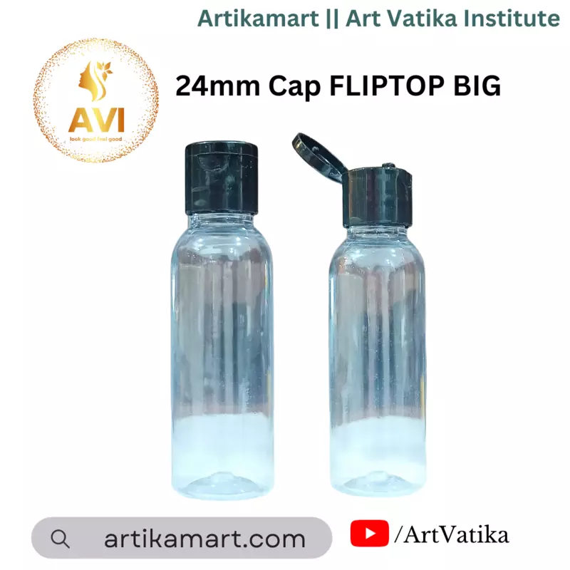 24mm Cap FLIPTOP Black