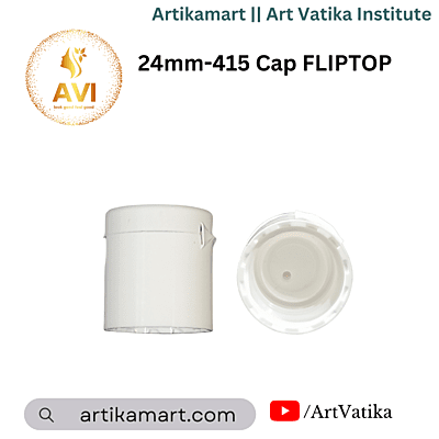 24mm Cap FLIPTOP White